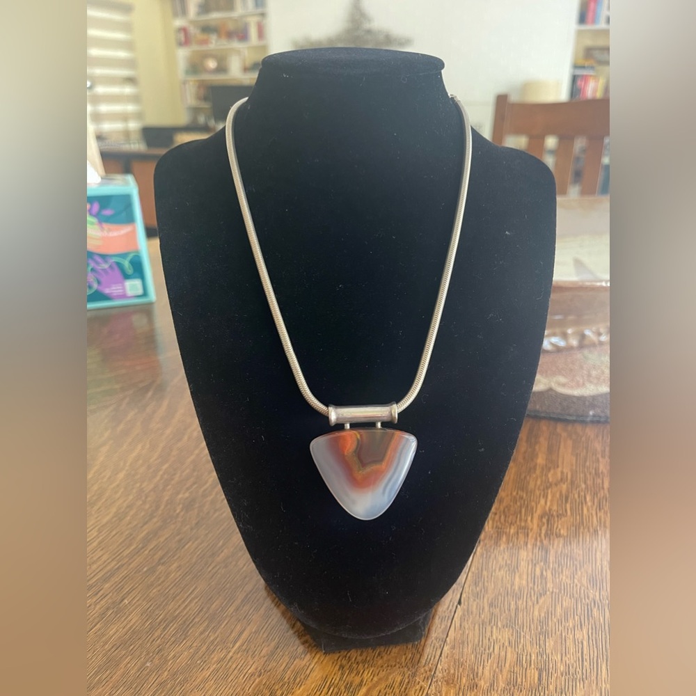 Natural jasper stone. It’s so smooth, it almost feels like a talisman or fetish. - Picture 2 of 6